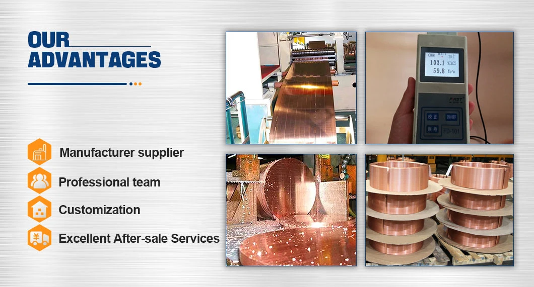 Factory Non-Alloy Copper Tubing Brass/Copper Pipe Tube for Refrigerator, Air Conditioner