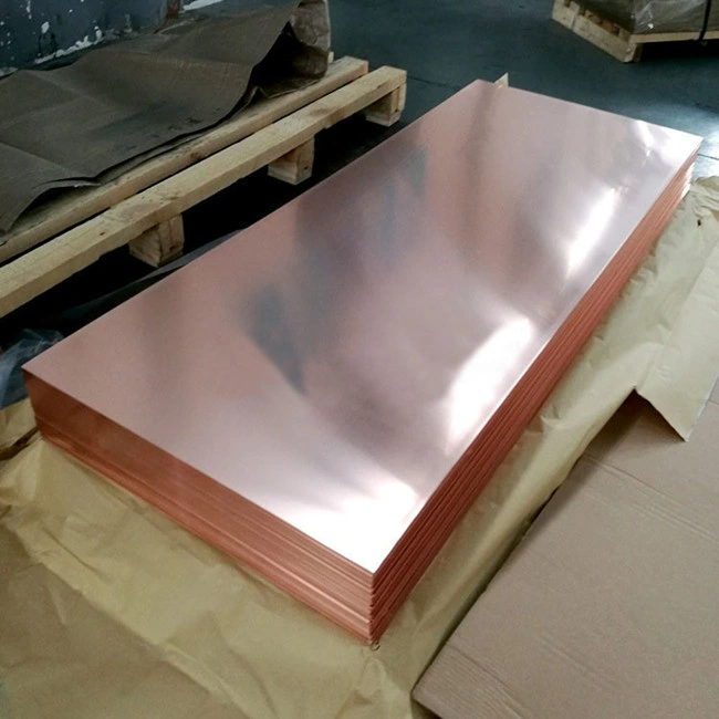 High Purity 99.99% Electrolytic Copper Cathodes C10100 3mm Cooper Plate 1mm C12200 C11000 Copper Alloy Brass Sheet