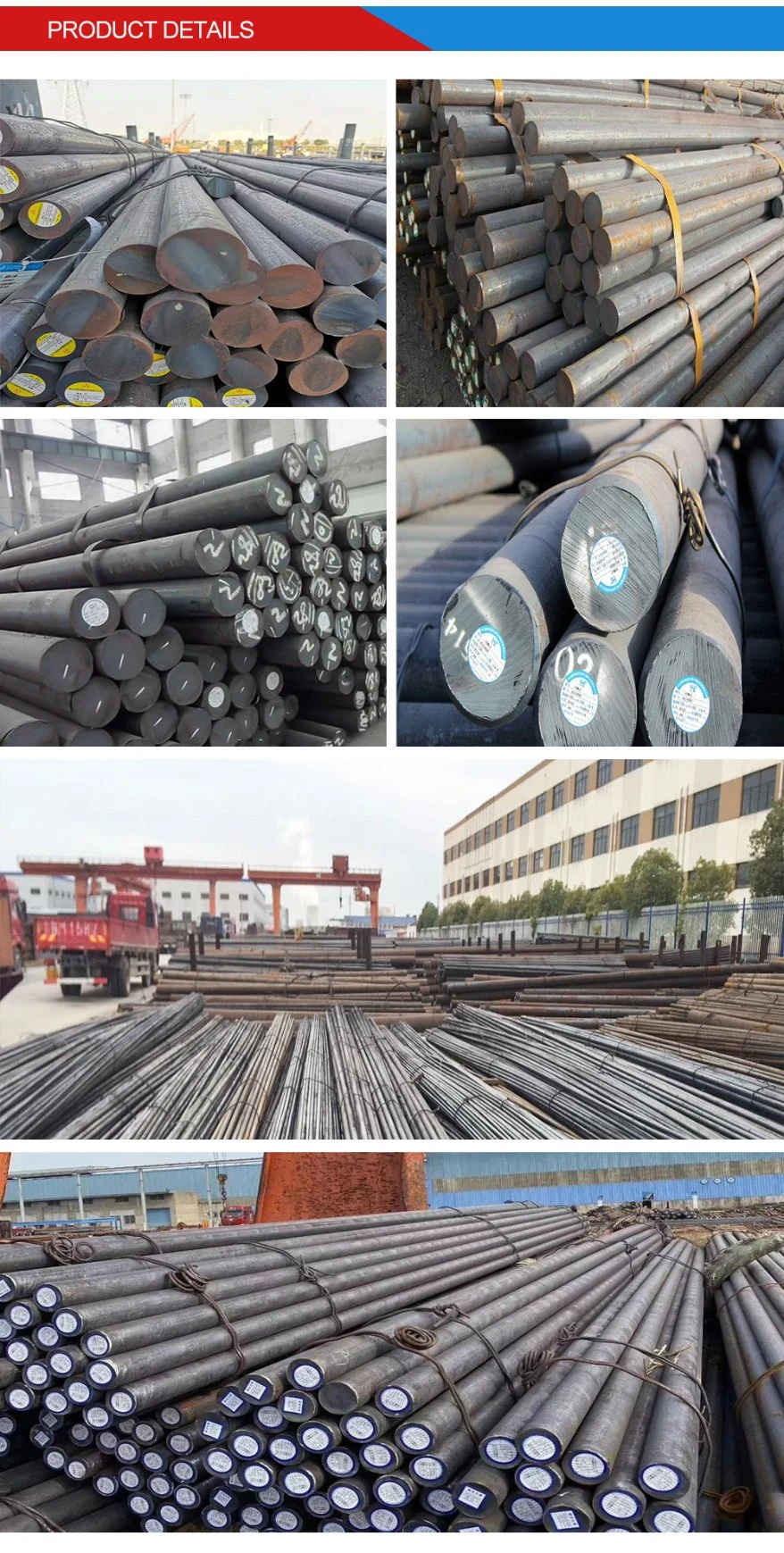 Hot Rolled A276/304 316L Alloy Round/Carbon/ Stainless/Round/Aluminum/Carbon/Galvanized Rod /Square/Monell Alloy/Hastelloy/Angle/Flat/Copper/Channel/Steel Bar