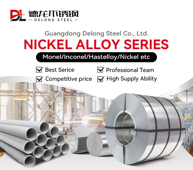 Alloy 690 Nickel Pipe Nickel Base Alloy Pipe Fitting Copper Nickel Alloy Tube