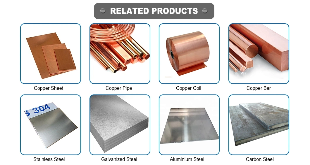 Suppliers Export Various Seamless Copper Tubes C70600 C71500 C12200 Alloy Copper Nickel Tubes