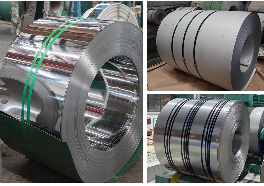 2b 4K 8K Mirror Surface 201 202 304 316 316L 321 310S 409 430 904L 304L Hot Rolled Cold Rolled Stainless Steel Coil