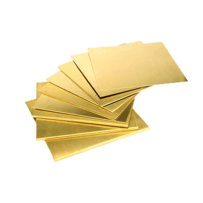 Warehouse Supply Brass Sheet Gold Color Copper Brass Plate Beryllium Copper Alloy Copper Wholesale China Factory Price Brass Sheet/Plate C26000 C28000 Coppe